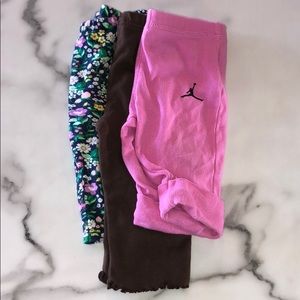 3 pairs of sweat pants.